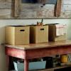 Household Essentials 3 Pack. Premium Fabric Storage Cubes(Paper Cloth Board)