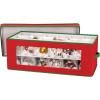 Household Essentials Christmas Wreath Storage Container, 24 Inch Holiday Wreath Storage Box with Handles, Sturdy Sides, Keeps Wreaths Free of Dust and Pests in Storage(36 Pocket)