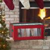 Household Essentials Christmas Wreath Storage Container, 24 Inch Holiday Wreath Storage Box with Handles, Sturdy Sides, Keeps Wreaths Free of Dust and Pests in Storage(Collectible Figurines)