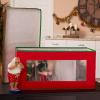 Household Essentials Christmas Wreath Storage Container, 24 Inch Holiday Wreath Storage Box with Handles, Sturdy Sides, Keeps Wreaths Free of Dust and Pests in Storage(Collectible Figurines)