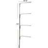 Household Essentials Hinge It Clutterbuster White(Silver)