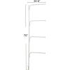 Household Essentials Hinge It Clutterbuster White(White)