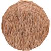 Household Essentials ML-4112 Hyacinth Round Floor Basket, X-Design, Brown