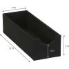Household Essentials Narrow Organizer Tray 2 Pack, Gray(Black)