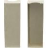 Household Essentials Narrow Organizer Tray 2 Pack, Gray(Cream)