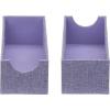 Household Essentials Narrow Organizer Tray 2 Pack, Gray(Iris)