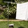 Household Essentials T2075-1 Galvanized Steel One-Piece Pole Clothesline T-Post(One Piece)