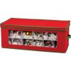 Household Essentials Christmas Wreath Storage Container, 24 Inch Holiday Wreath Storage Box with Handles, Sturdy Sides, Keeps Wreaths Free of Dust and Pests in Storage(36 Pocket)