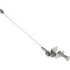 Household Essentials Flexible Iron Cord Minder, 18″ High, Silver