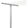 Household Essentials T2075-1 Galvanized Steel One-Piece Pole Clothesline T-Post(T-Post)