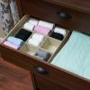 Household Essentials Brown 723-1 Deep 9 Section Drawer Organizer Box for Storage | 12 in x 12 in 3.13(Latte)
