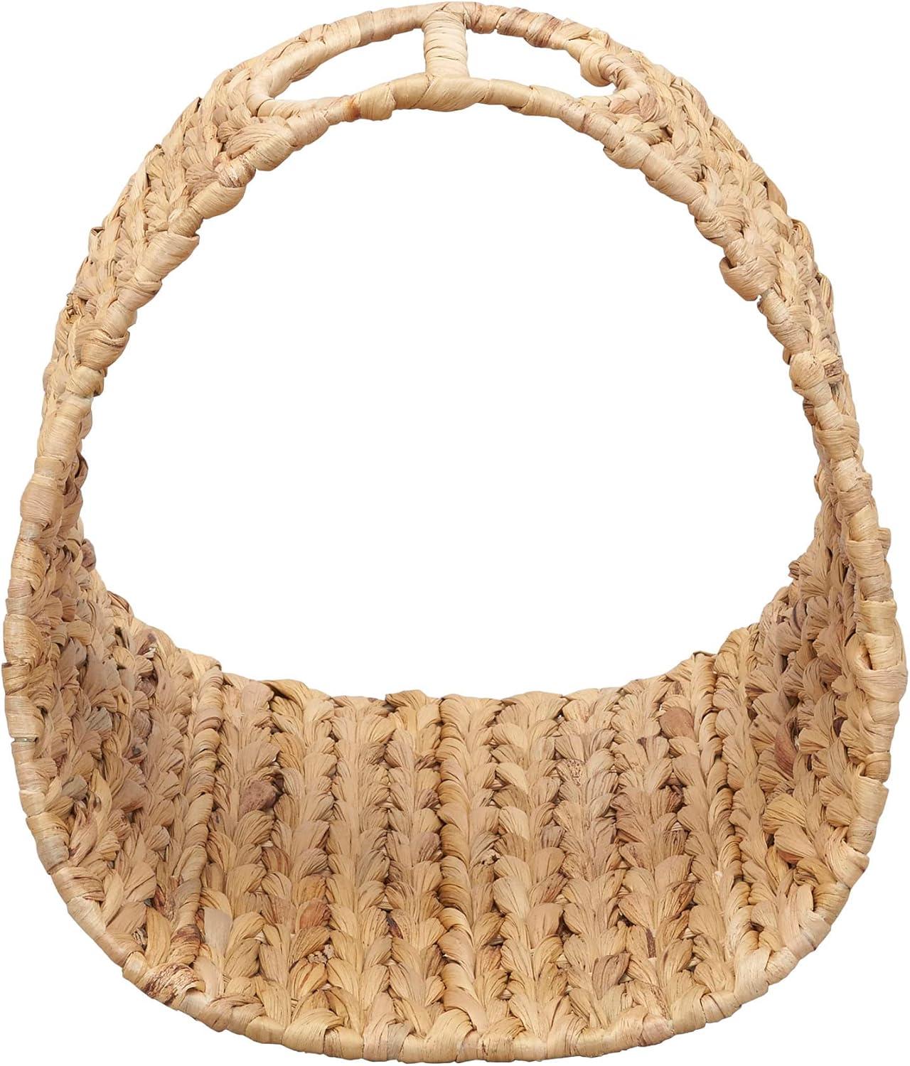 image:imageHousehold Essentials Oval Magazine Rack Stained HyacinthNatural Hyacinth