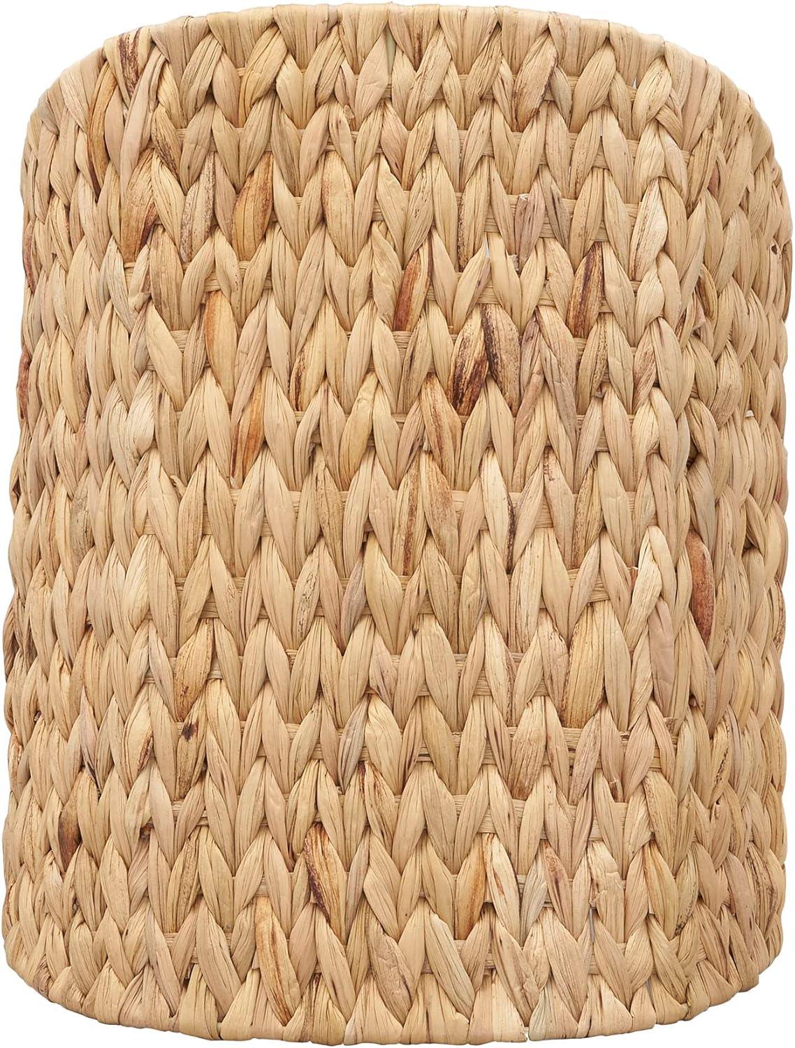 image:imageHousehold Essentials Oval Magazine Rack Stained HyacinthNatural Hyacinth