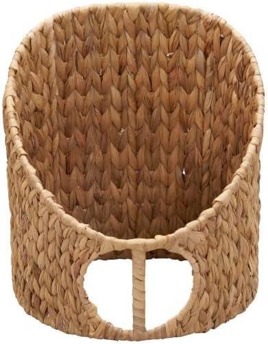 image:imageHousehold Essentials Oval Magazine Rack Stained HyacinthNatural Hyacinth