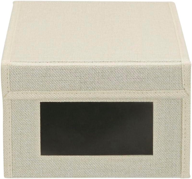 image:imageHousehold Essentials Small Drop Front Shoe Box 2 Pack Beige