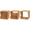 Household Essentials Foldable Wicker Storage Bin, Water Hyacinth, Sturdy Steel Frame, Handwoven and Decorative, Durable and Stylish, Space-Saving, Natural