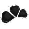 Household Essentials Nesting Paper Rope Heart Baskets, Black, Set of 3(Black)