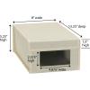 Household Essentials Small Drop Front Shoe Box 2 Pack, Beige