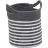 Household Essentials Striped Cotton Basket Set, Set of 3