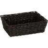Household Essentials Wicker Storage Baskets, Set of 4, Handwoven Accent Baskets, Braided Water Hyacinth, Large, Medium and Small, Storage, Stylish and Versatile, Brown