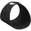 Household Essentials Oval Magazine Rack, Stained Hyacinth(Black Paper Rope)