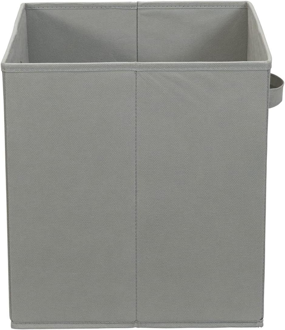 image:imageHousehold Essentials 2 Pack Open Storage Bins with Dual Handles 13 x 12 x 13 Teafog