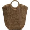 Household Essentials Natural Paper Rope Basket with Handles, Natural Woven Woven Storage Basket, Great for Decoration or Organization(Natural Paper Rope)