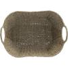 Household Essentials Natural Paper Rope Basket with Handles, Natural Woven Woven Storage Basket, Great for Decoration or Organization(Natural Seagrass)