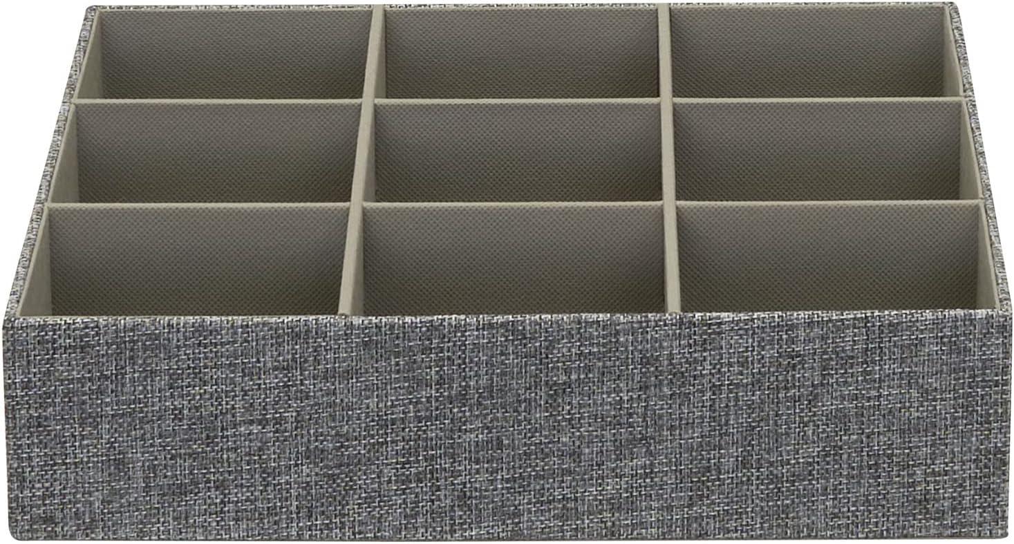 image:imageHousehold Essentials 3 Piece Drawer Organizers Starter Set BlackGraphite