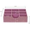 Household Essentials Pink 9 Section Deep Drawer Organizer Boxes for Storage | 2pc Set