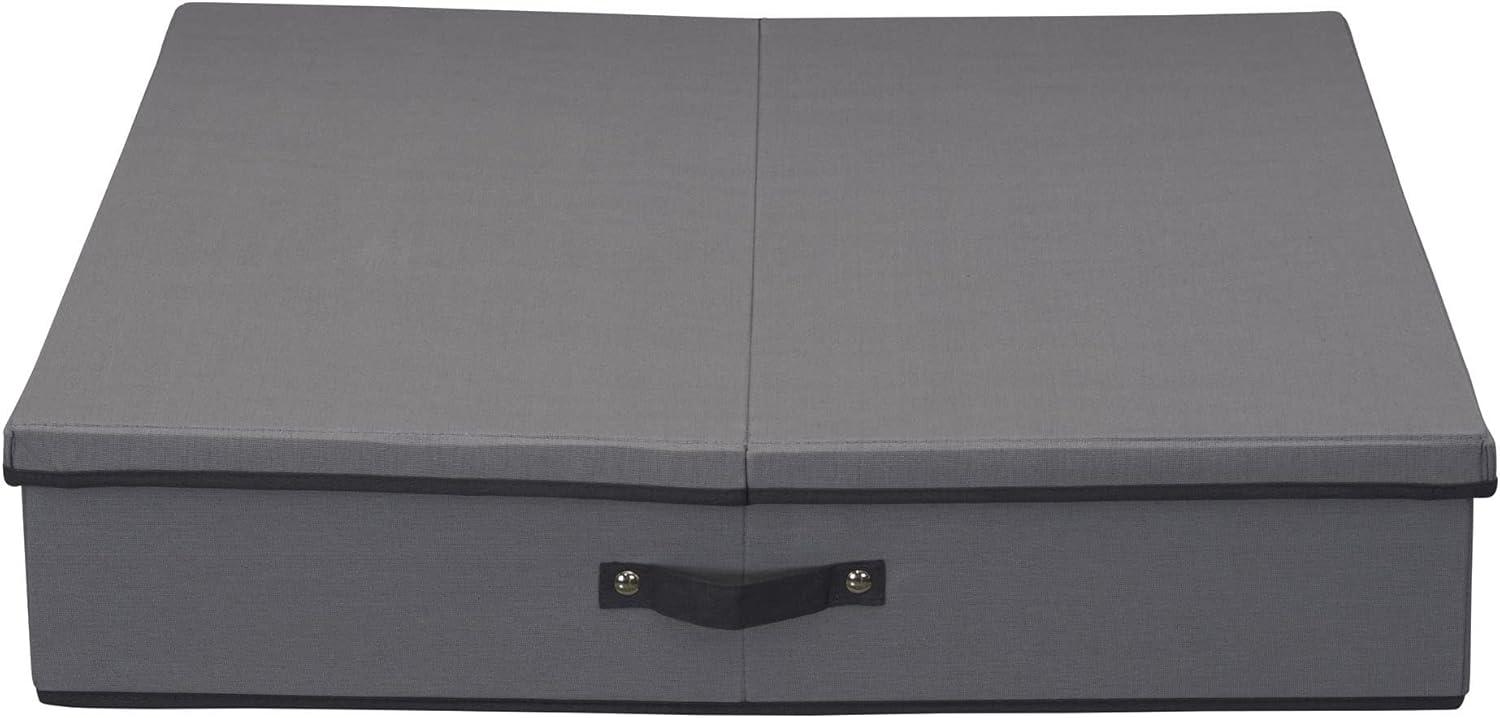 image:imageHousehold Essentials Wreath Storage Box with Lid 30 Inch NaturalGray