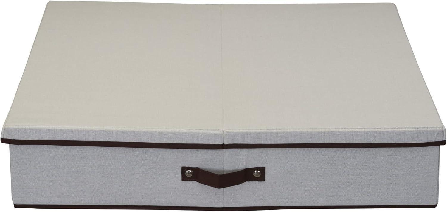 image:imageHousehold Essentials Wreath Storage Box with Lid 30 Inch NaturalNatural