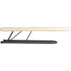 Household Essentials Basic Sleeve Mini Ironing Board | Natural Cover and White Finish | 4.5″ x 20″ Ironing Surface(Natural/Matte Black)