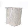 Household Essentials Krush Rectangular Laundry Bag with Handles, Tan Chevron Large(Tan Chevron)
