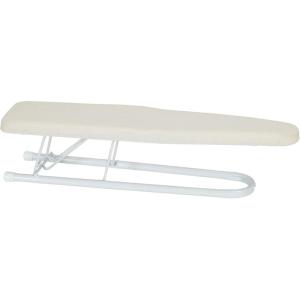 Household Essentials Basic Sleeve Mini Ironing Board | Natural Cover and White Finish | 4.5″ x 20″ Ironing Surface(Natural/White)